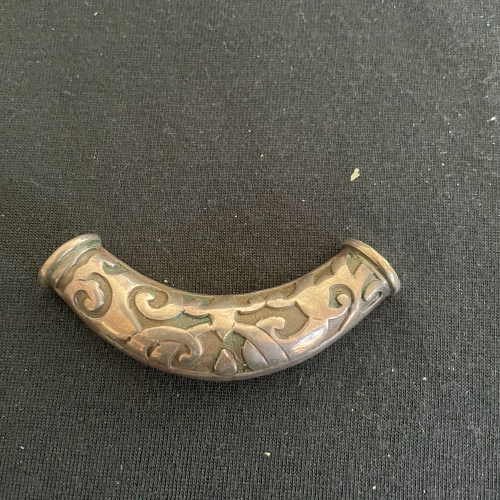 John Hardy Vintage Dayak Sterling  and 14 YG slide enhancer